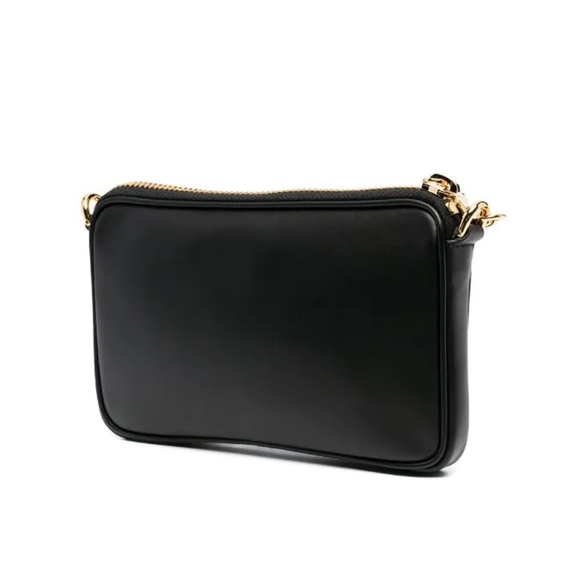 NWT Moschino Logo-print Zipped Chain Shoulder Bag - Picture 2 of 15